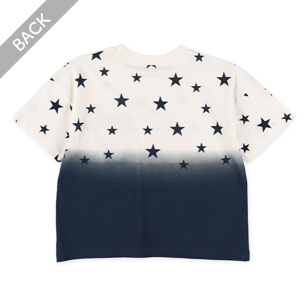 星グラデーション半袖Tシャツ