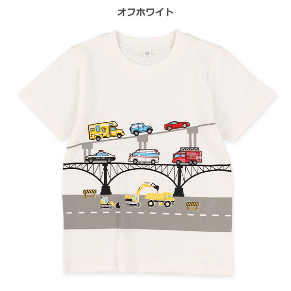 はたらくくるまロゴ半袖Tシャツ