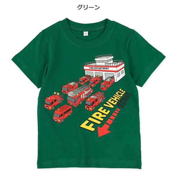 はたらくくるまロゴ半袖Tシャツ