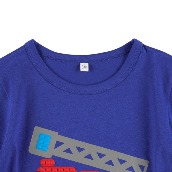 はたらくくるま発泡ブロック半袖Tシャツ