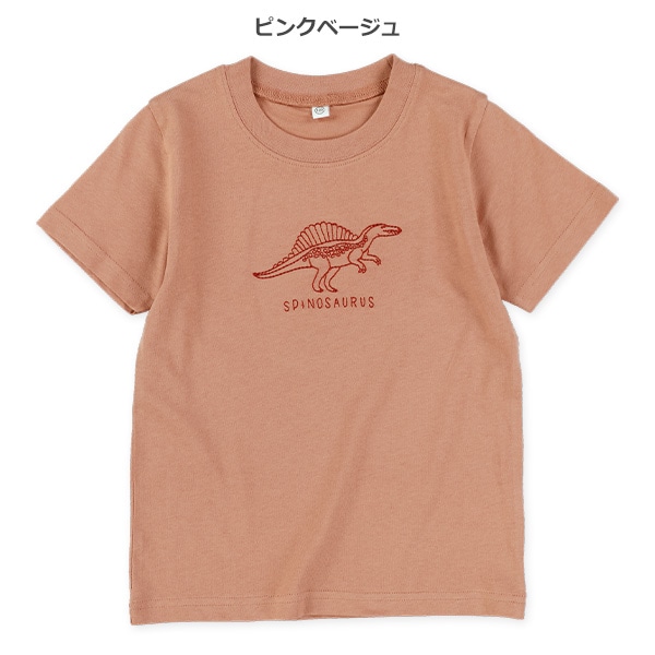 ステッチ刺繍半袖Tシャツ