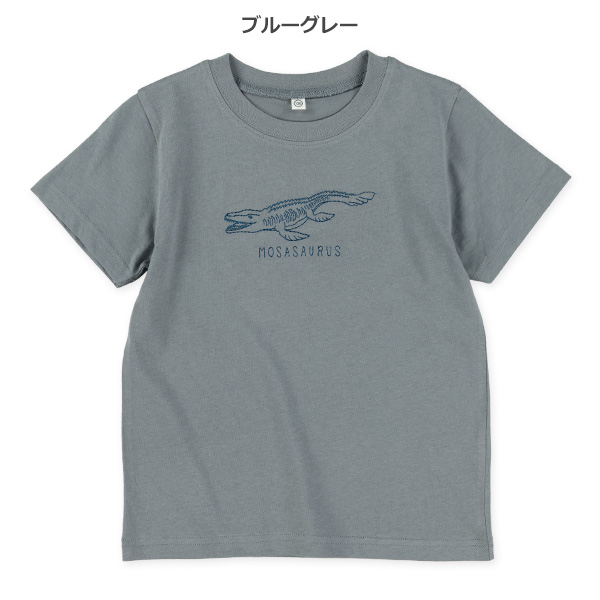 ステッチ刺繍半袖Tシャツ