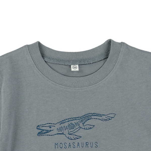 ステッチ刺繍半袖Tシャツ