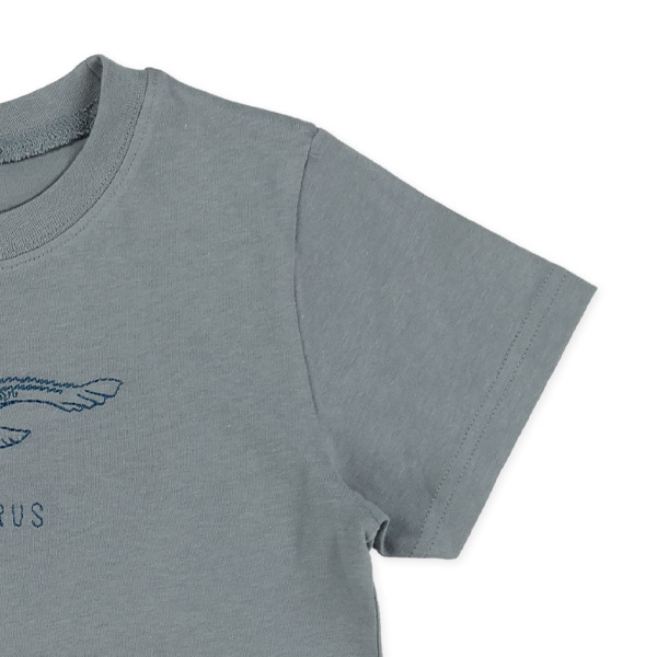 ステッチ刺繍半袖Tシャツ