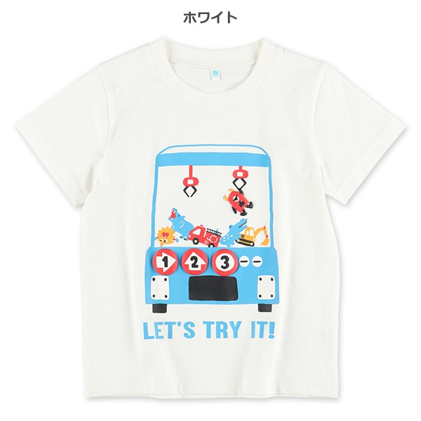 ぬいぐるみゲーム発泡プリント半袖Tシャツ
