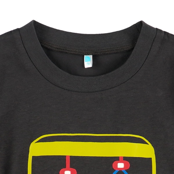 ぬいぐるみゲーム発泡プリント半袖Tシャツ