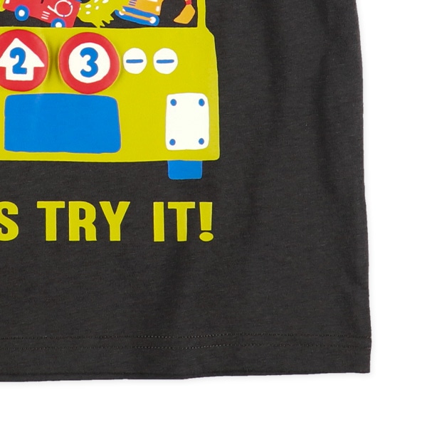 ぬいぐるみゲーム発泡プリント半袖Tシャツ