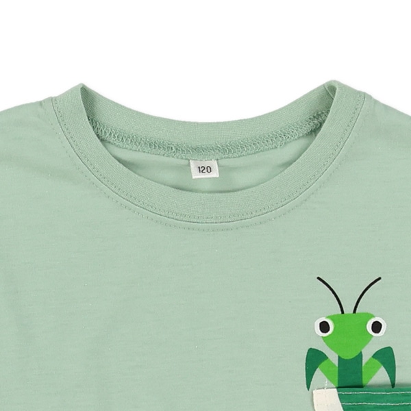生き物ポケット半袖Tシャツ