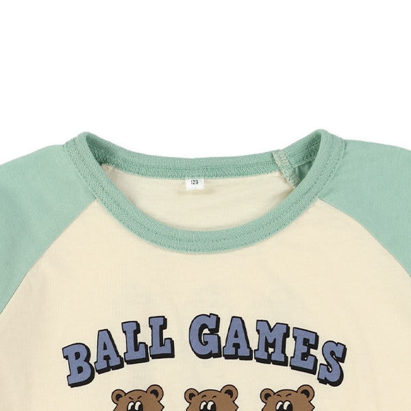 くまトリオラグラン半袖Tシャツ