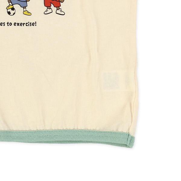 くまトリオラグラン半袖Tシャツ