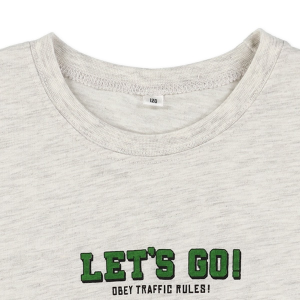 くまトリオくるま半袖Tシャツ