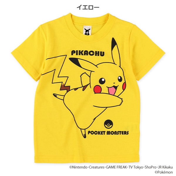 プリント半袖Tシャツ（ピカチュウ）