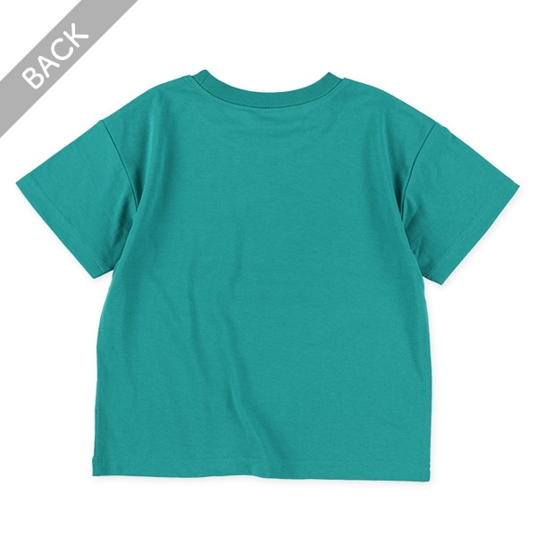 恐竜ラメロゴプリント半袖Tシャツ