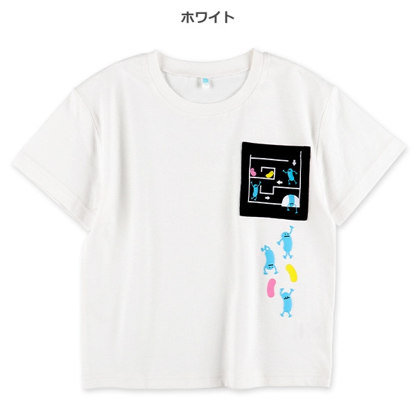ポケットビーンズ発泡プリント半袖Tシャツ