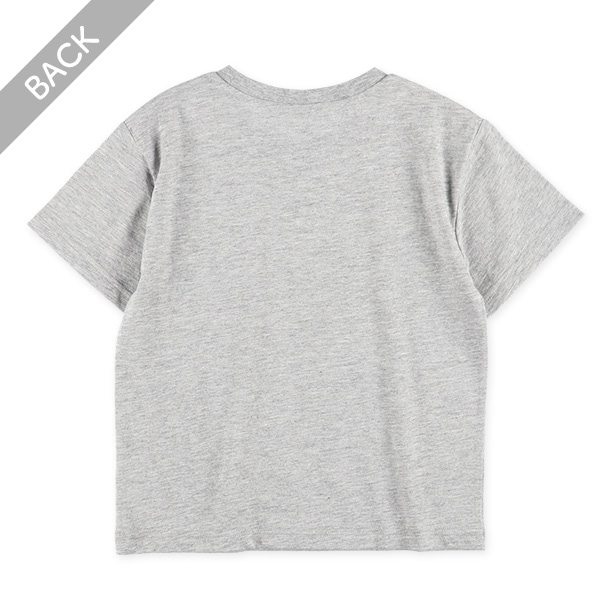 ポケットビーンズ発泡プリント半袖Tシャツ