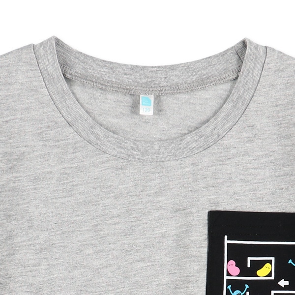 ポケットビーンズ発泡プリント半袖Tシャツ