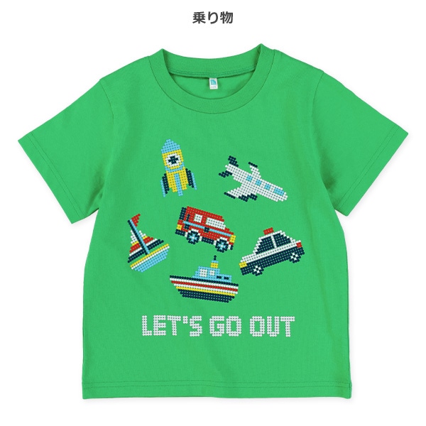 ドット集合半袖Tシャツ
