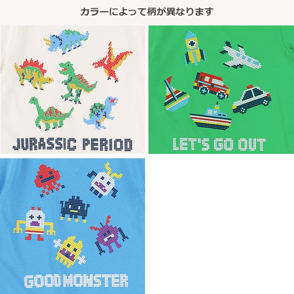 ドット集合半袖Tシャツ