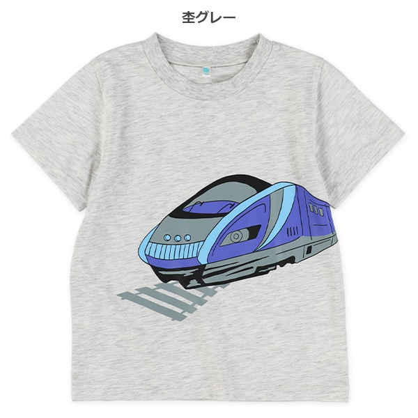 電車線路ビッグプリント半袖Tシャツ