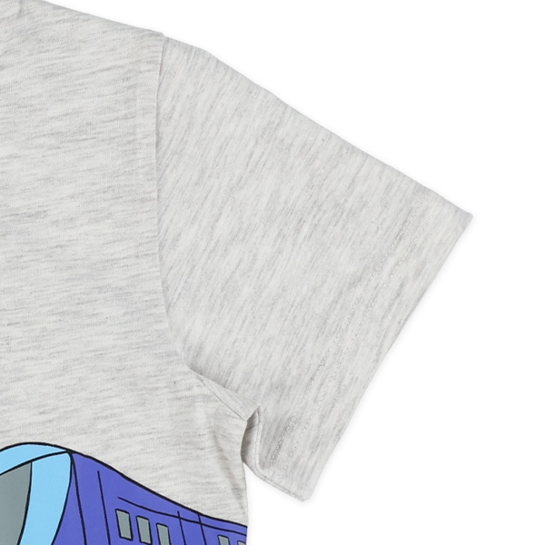 電車線路ビッグプリント半袖Tシャツ