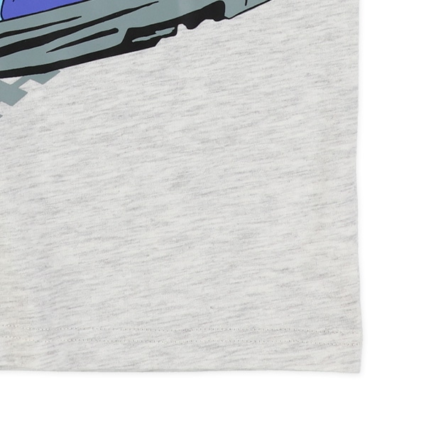 電車線路ビッグプリント半袖Tシャツ