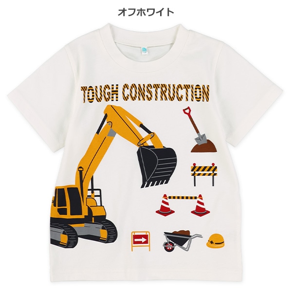 はたらくくるまプリント半袖Tシャツ
