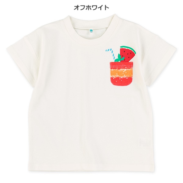 ボーイズポケットドリンク半袖Tシャツ