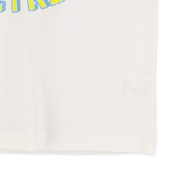袖配色立体ロゴラグラン半袖Tシャツ