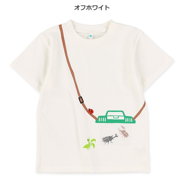 虫かごメッシュポケット半袖Tシャツ