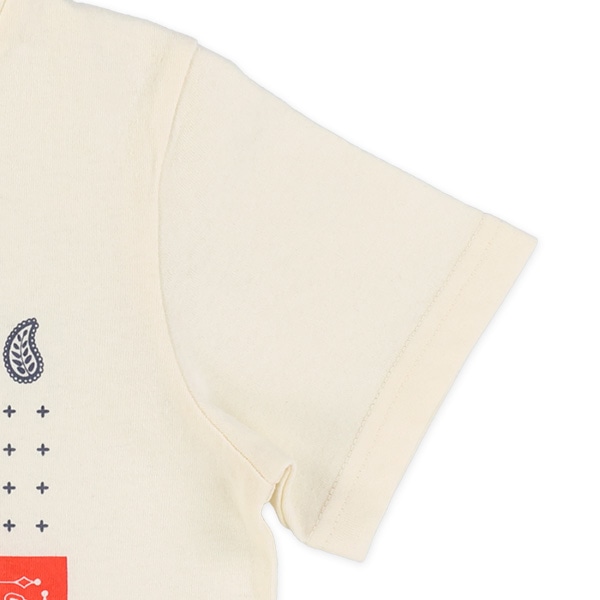 ペイズリー半袖Tシャツ