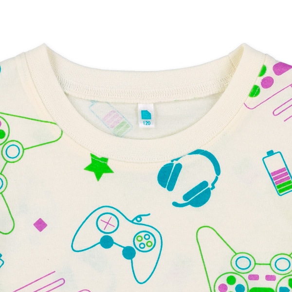 ゲーム総柄半袖Tシャツ