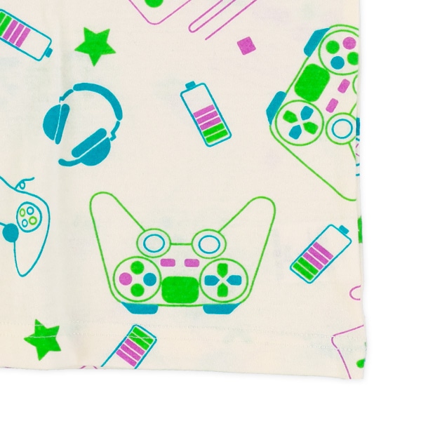 ゲーム総柄半袖Tシャツ