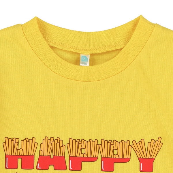 ポテトロゴプリント半袖Tシャツ