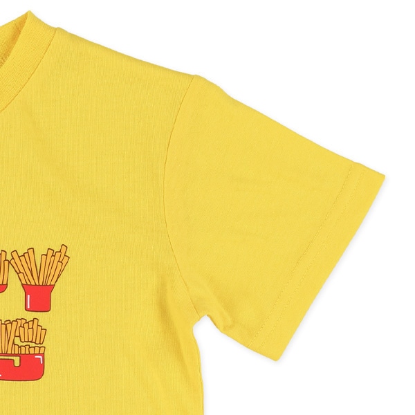 ポテトロゴプリント半袖Tシャツ