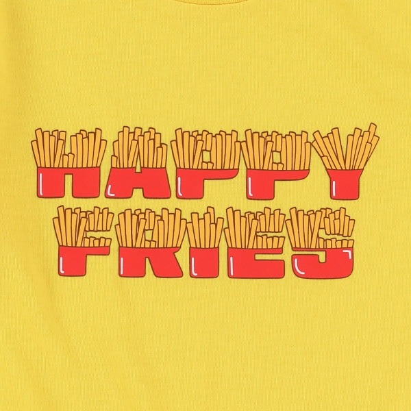 ポテトロゴプリント半袖Tシャツ