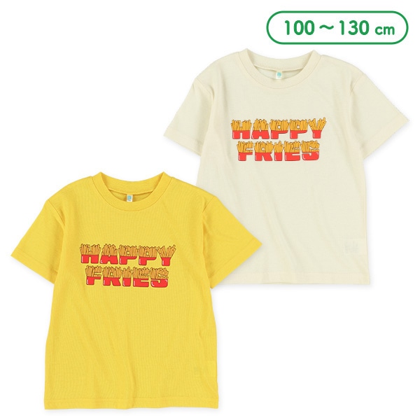 ポテトロゴプリント半袖Tシャツ
