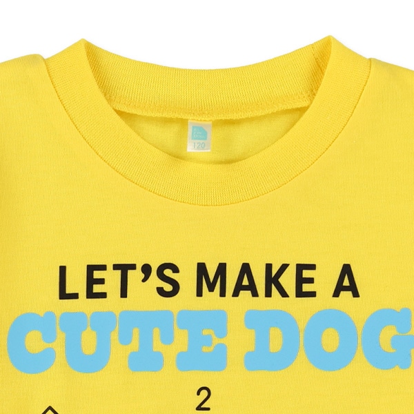 折り紙いぬ半袖Tシャツ