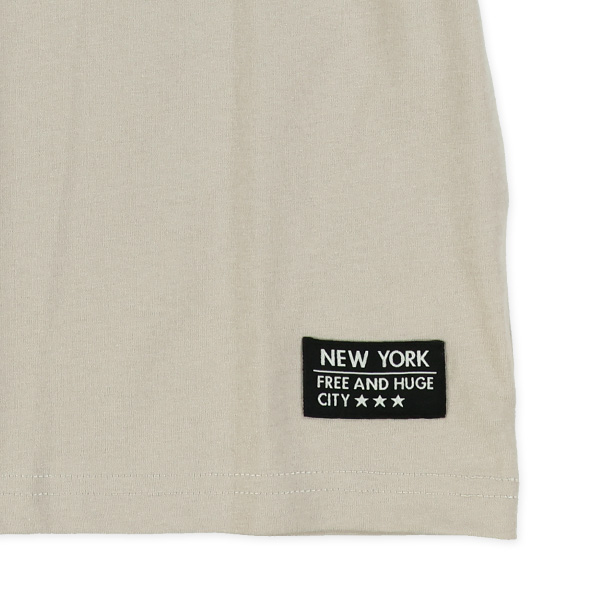 袖レイヤード風半袖Tシャツ