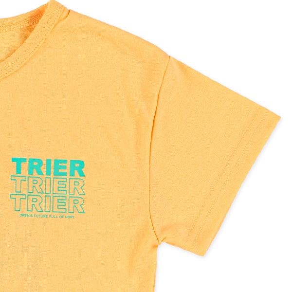 ロゴ前後プリント半袖Tシャツ