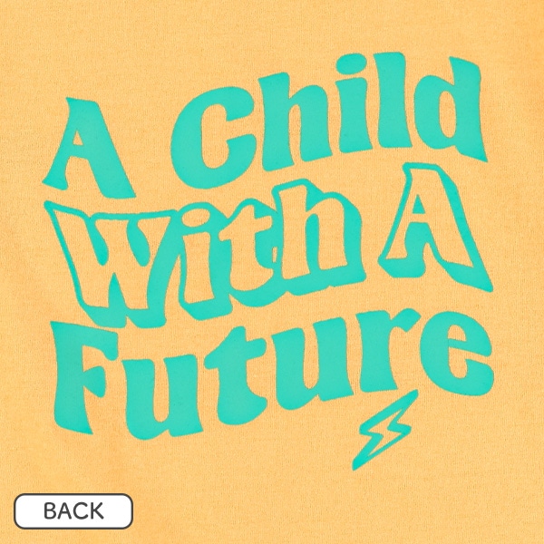 ロゴ前後プリント半袖Tシャツ