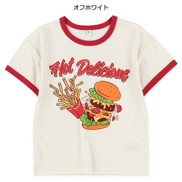 ハンバーガー半袖Tシャツ