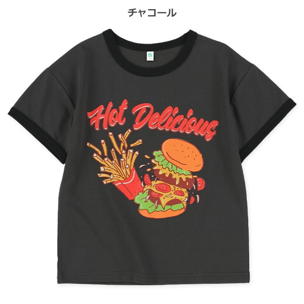 ハンバーガー半袖Tシャツ