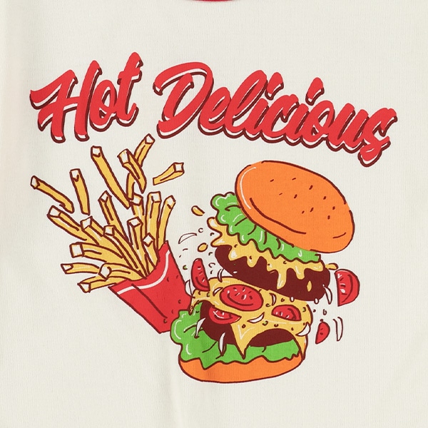 ハンバーガー半袖Tシャツ