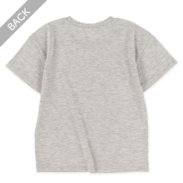 食べ物転写プリント半袖Tシャツ