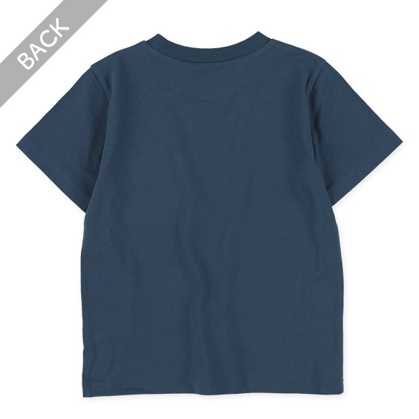 配色ポケット付き半袖Tシャツ