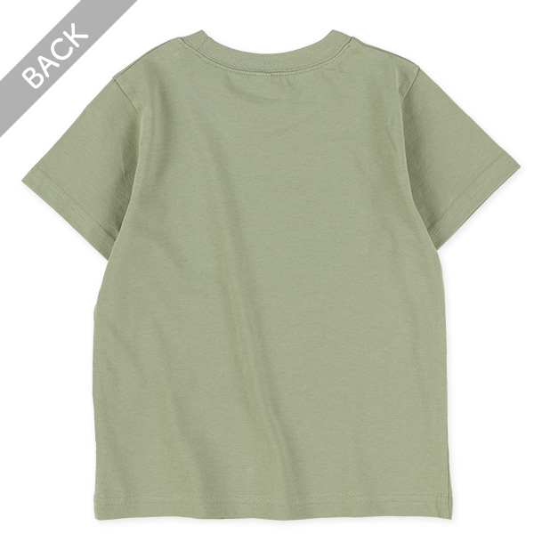 山柄ロゴ半袖Tシャツ