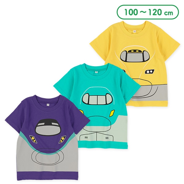 着ぐるみ風電車半袖Tシャツ