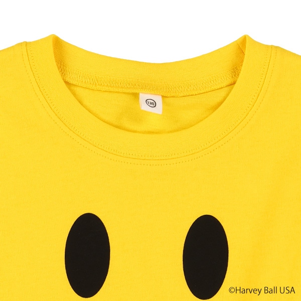 スマイリーフェイス半袖Tシャツ