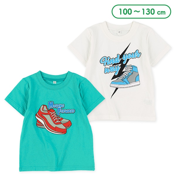 シューズ柄半袖Tシャツ