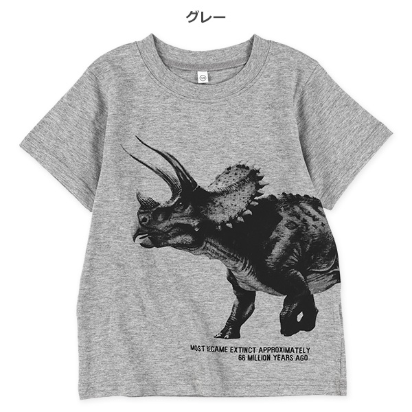 恐竜ビッグフェイス半袖Tシャツ